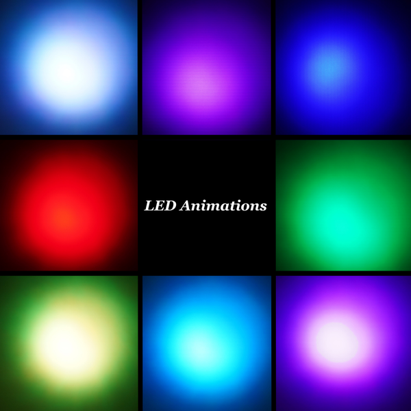 36 LED PAR party light with LED animations, showcasing dynamic effects