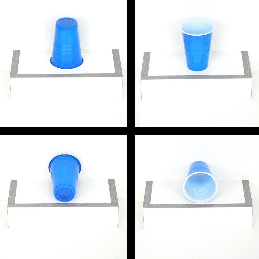 Party Cups - / Party Light Bundle: 50 Blue / 50 Red Beer Pong & Drinking Cups | 100 Red Shot Cups | 2 * 36 LED Par Light