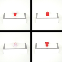 Party Cups - / Party Light Bundle: 50 Blue / 50 Red Beer Pong & Drinking Cups | 100 Red Shot Cups | 2 * 36 LED Par Light