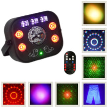 5-in-1 LED Party Club Light with Dynamic Effects: Laser, Flash, Magic Ball, LED and Ultraviolet